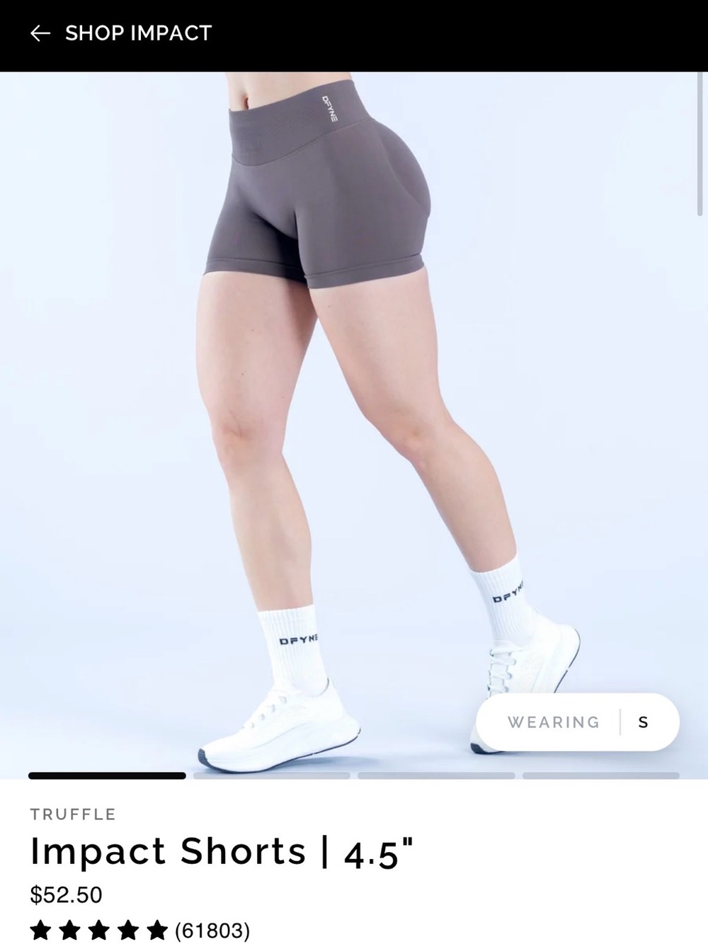 Impact Shorts | 4.5" Truffle